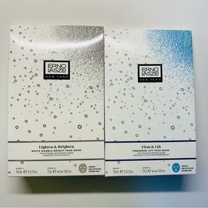 Erno Laszlo Lighten & Brighten WhiteMarble Lightening / Firmarine Lift Masks Set